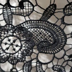 Lane Bryant. Black Lace; 3/4 Sleeve; Coverup; Overlay Top. Size 22/24.